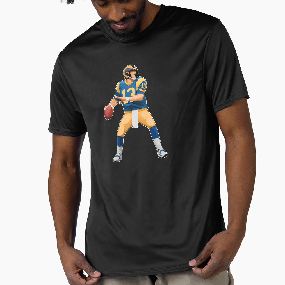 Kurt Warner 13 Drop Back Legends T-Shirt - Trendy Graphic Men Women - T-Shirt, Sweatshirt, Hoodie