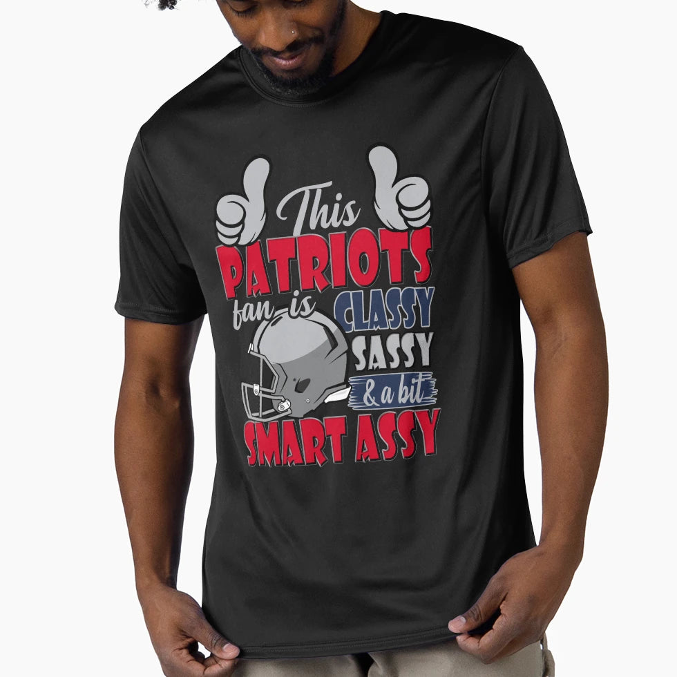 This Football Fan Is Classy Sassy And T-Shirt - Minimalist Print Unisex - T-Shirt, Sweatshirt, Hoodie