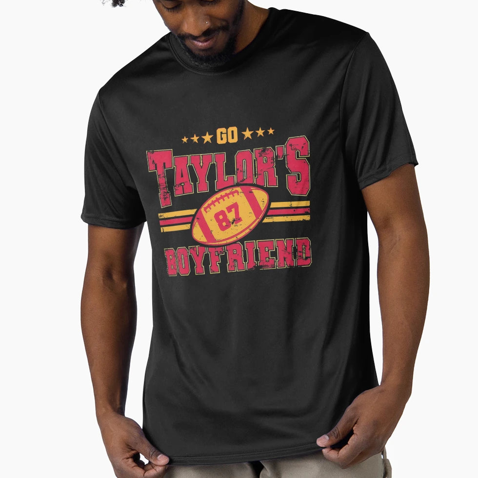 Go Taylors Boyfriend 87 TK 90S T-Shirt - Custom Art Print Unisex - T-Shirt, Sweatshirt, Hoodie