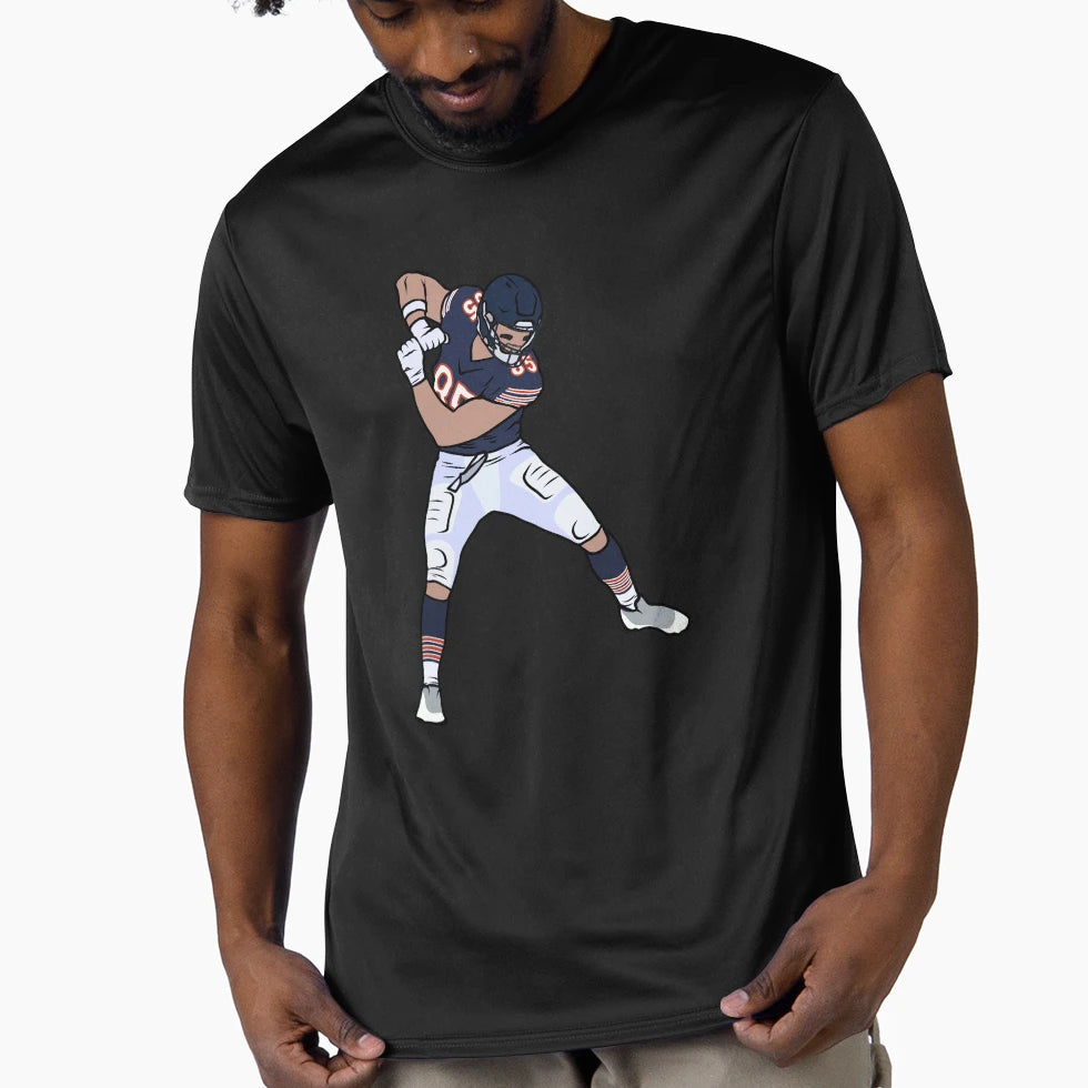 Cole Kmet Home Run Celebration T-Shirt - Fun Novelty Design for Adults - T-Shirt, Sweatshirt, Hoodie