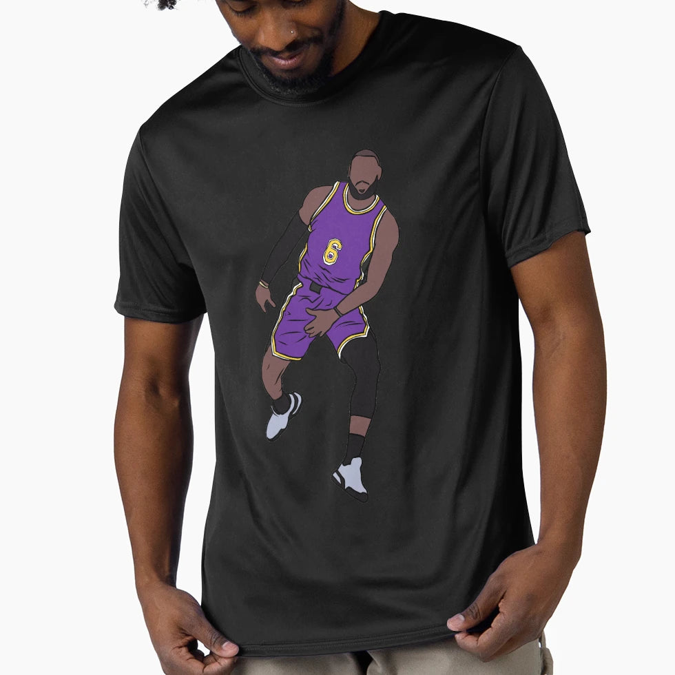 Lebron James Obscene Gesture T-Shirt - Streetwear Style for Adults - T-Shirt, Sweatshirt, Hoodie