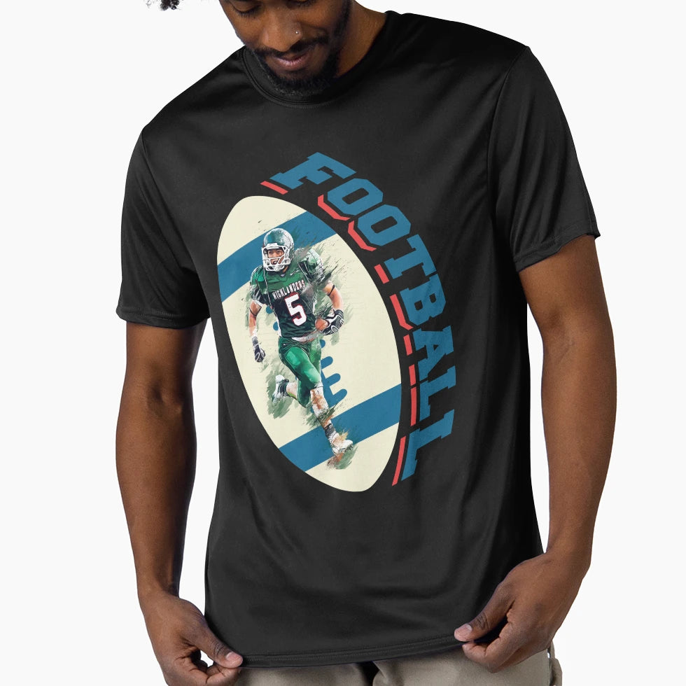 Football Football Player T-Shirt - Casual Everyday Wear Men Women - T-Shirt, Sweatshirt, Hoodie
