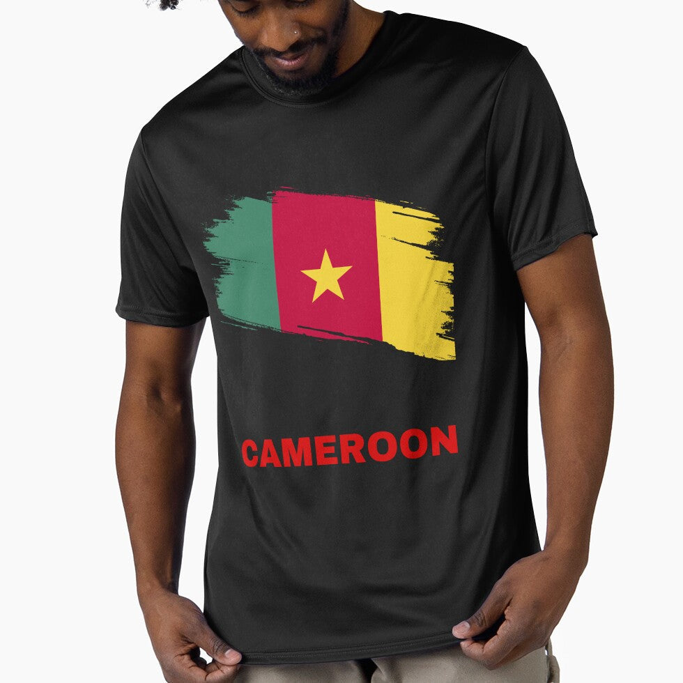 Proud fan of cameroon; wc Merch Qatar 2022 by JM - Adult & Kids T-Shirts, Sweatshirts & Hoodies apparel design preview 1