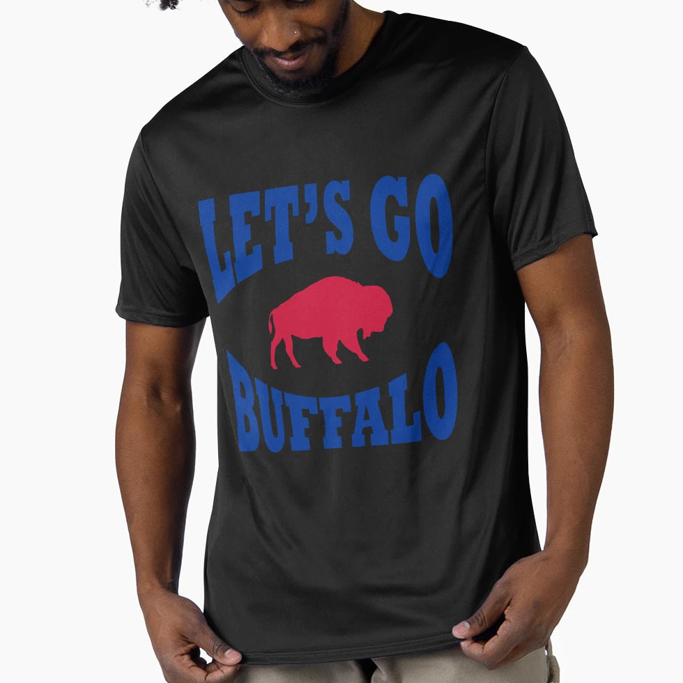 Lets Go Buffalo T-Shirt - Trendy Graphic for Adults - T-Shirt, Sweatshirt, Hoodie