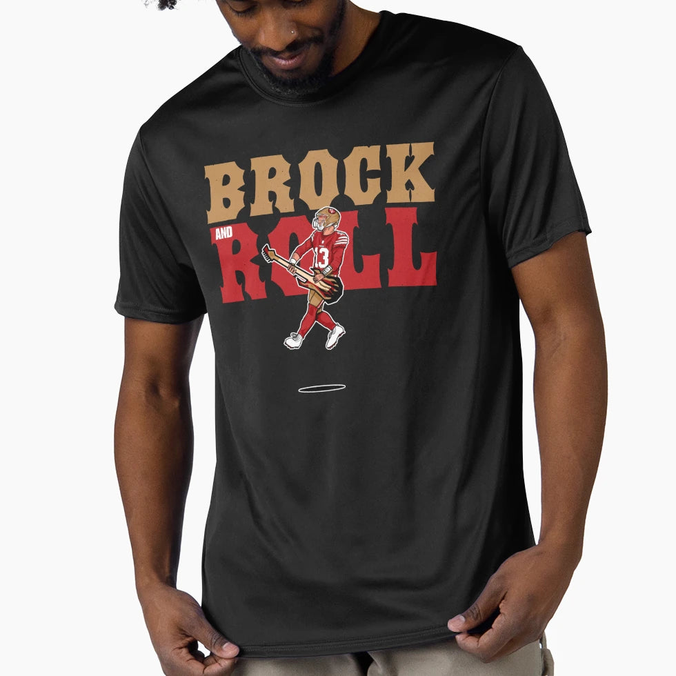 Purdy Brock Brock And Roll T-Shirt - Unique Graphic Unisex - T-Shirt, Sweatshirt, Hoodie
