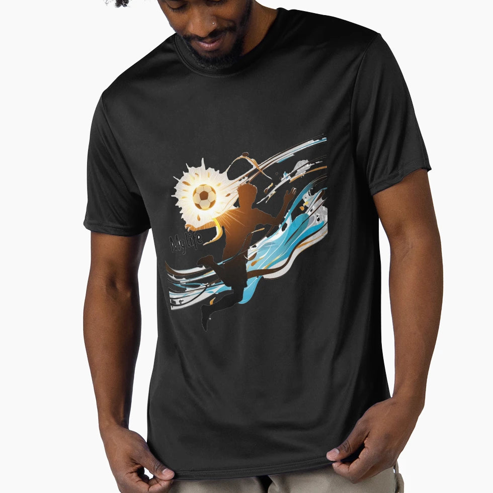 Football Soccer Passion My Life T-Shirt - Graphic Print Unisex - T-Shirt, Sweatshirt, Hoodie