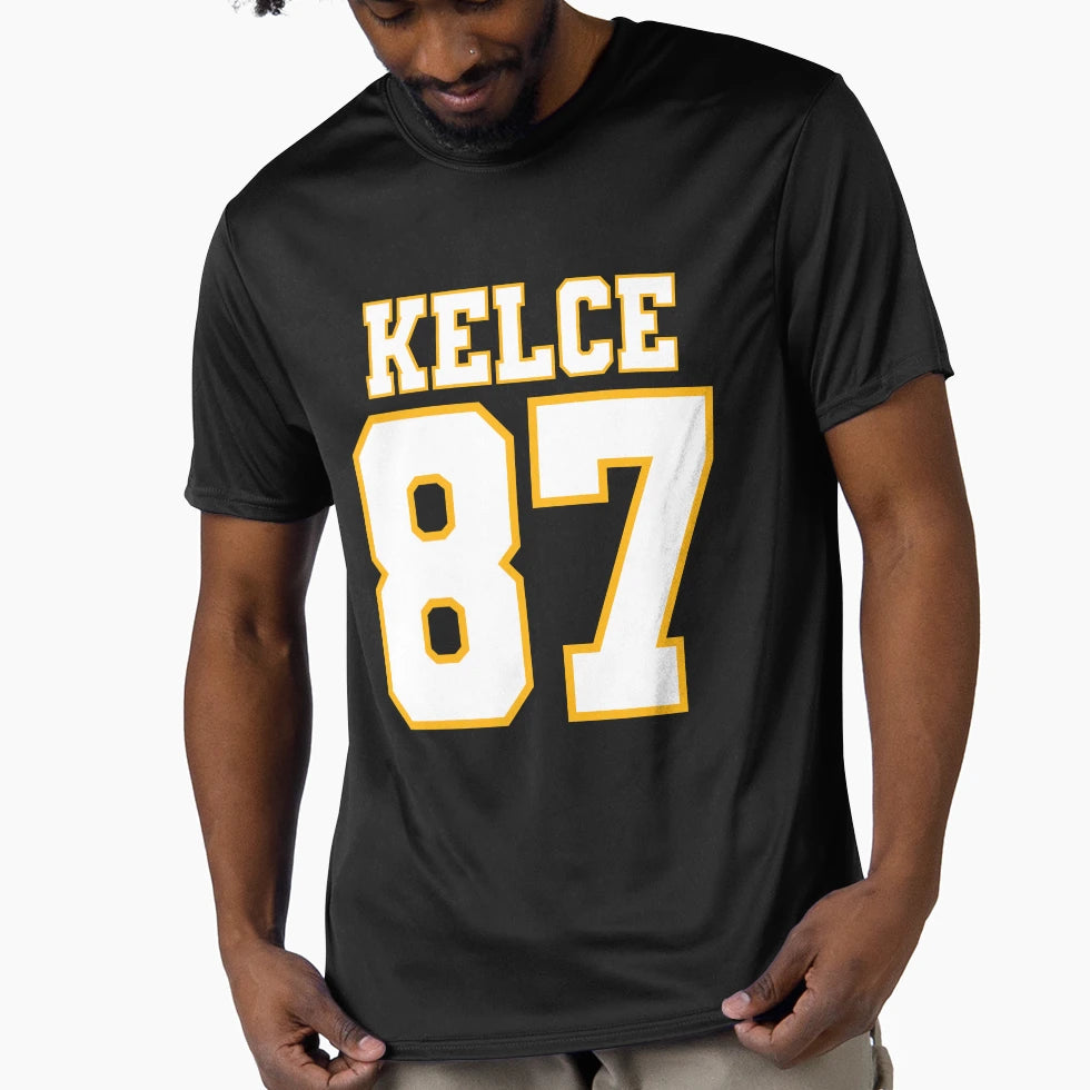 Swift Kelce 87 Red T-Shirt - Graphic Print Unisex - T-Shirt, Sweatshirt, Hoodie