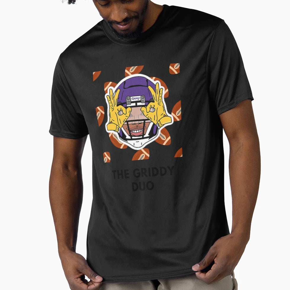 Griddy Duo T-Shirt - Casual Everyday Wear Men Women - T-Shirt, Sweatshirt, Hoodie