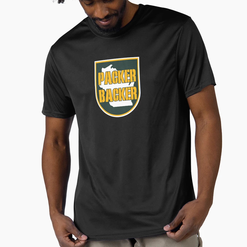 Packer Backer Green Bay T-Shirt - Custom Art Print Men Women - T-Shirt, Sweatshirt, Hoodie