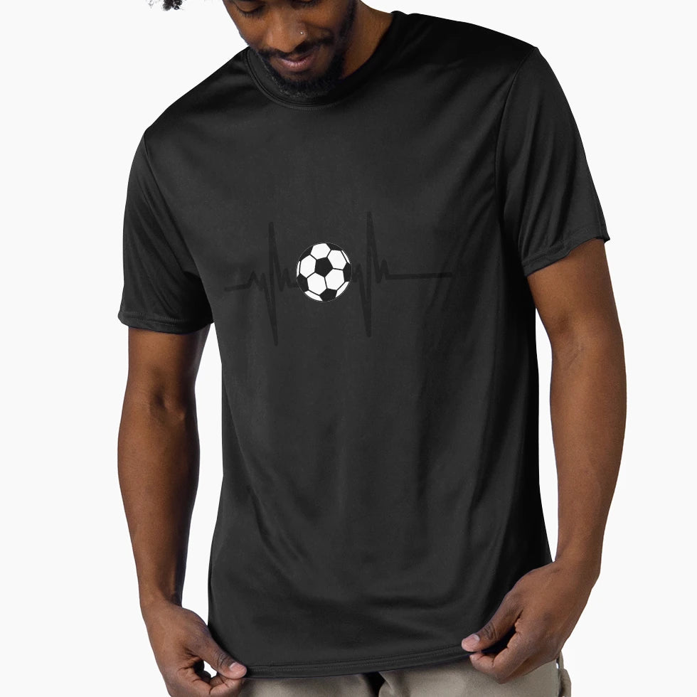 I Love Soccer Fussball Kicking It Living T-Shirt - Trendy Graphic Unisex - T-Shirt, Sweatshirt, Hoodie