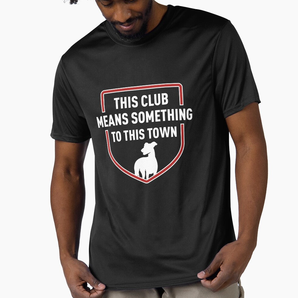 This Club Means Something To Town (Blue BG) by - Adult & Kids T-Shirts, Sweatshirts & Hoodies apparel design preview 1