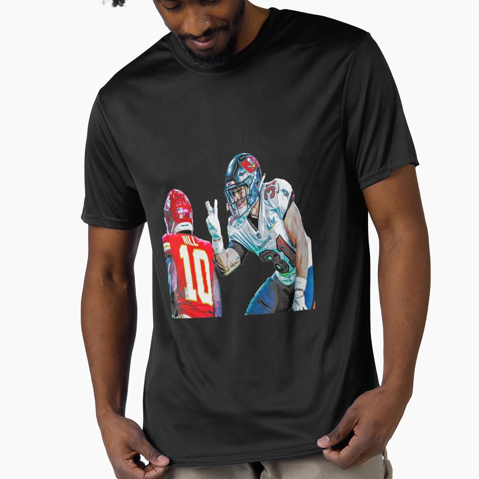 Antoine Winfield Jr Peace Out Art T-Shirt - Aesthetic Graphic for Adults - T-Shirt, Sweatshirt, Hoodie