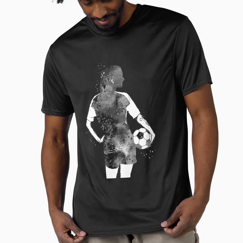 Female Soccer Player T-Shirt - Novelty Apparel Unisex - T-Shirt, Sweatshirt, Hoodie