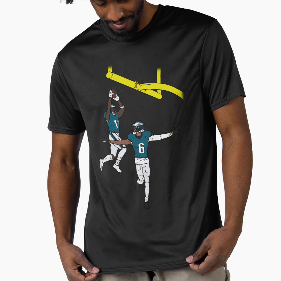Aj Brown And Devonta Smith Dunk T-Shirt - Aesthetic Graphic Unisex - T-Shirt, Sweatshirt, Hoodie