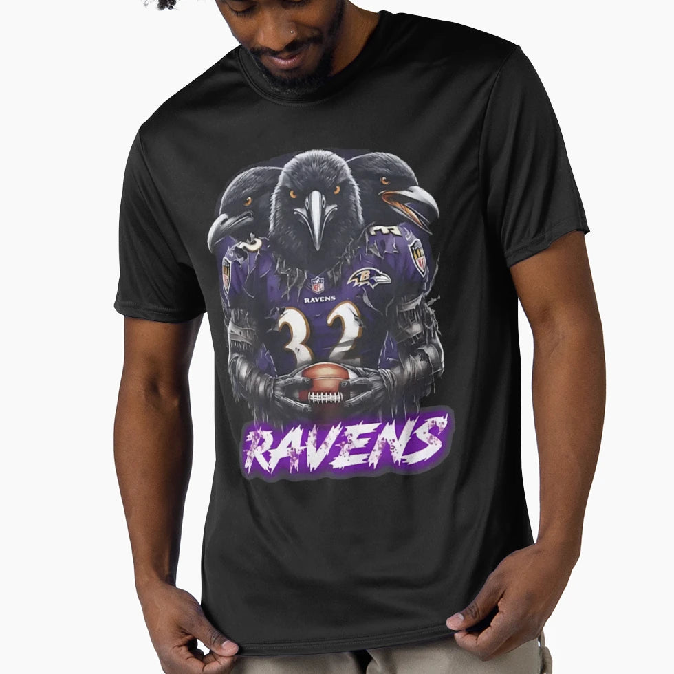 Art Baltimore Ravens T-Shirt - Casual Everyday Wear Men Women - T-Shirt, Sweatshirt, Hoodie