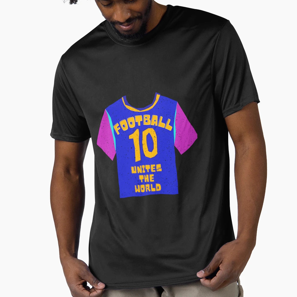 Football Unites World T-Shirt - Graphic Print for Adults - T-Shirt, Sweatshirt, Hoodie