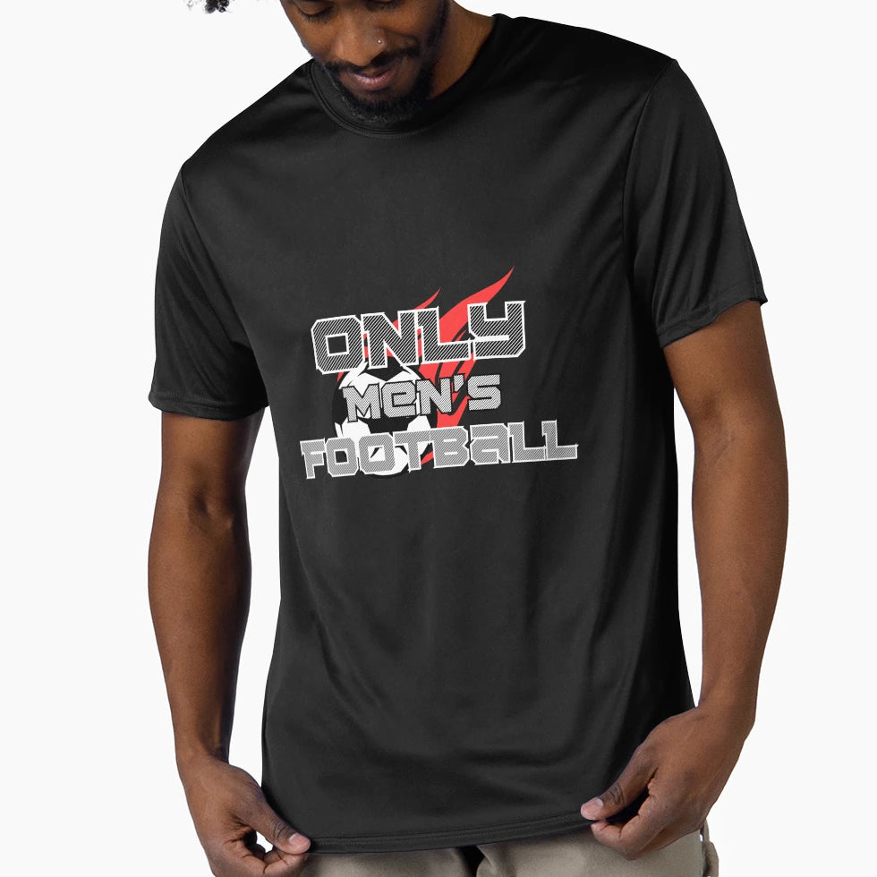 Only Mens Football 3 T-Shirt - Casual Everyday Wear Men Women - T-Shirt, Sweatshirt, Hoodie
