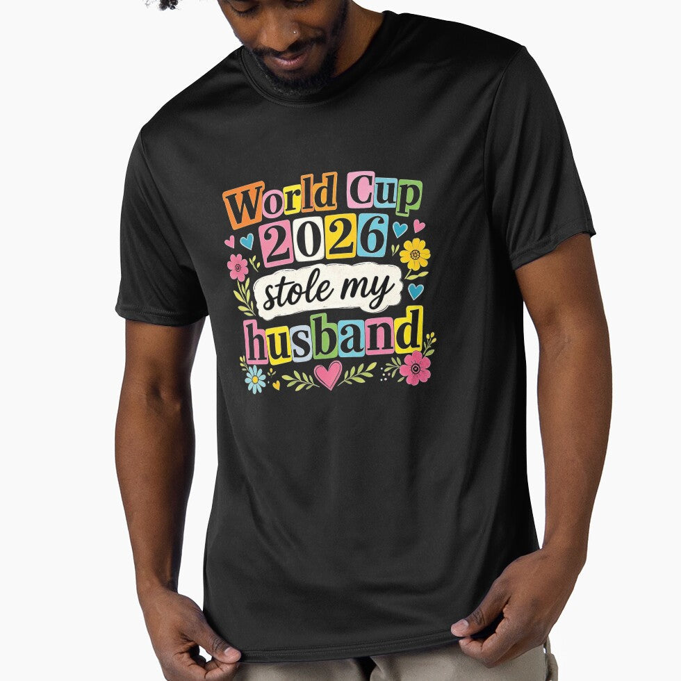 World Cup Stole My Husband Funny 2026 Meme Soccer - Adult & Kids T-Shirts, Sweatshirts & Hoodies apparel design preview 1