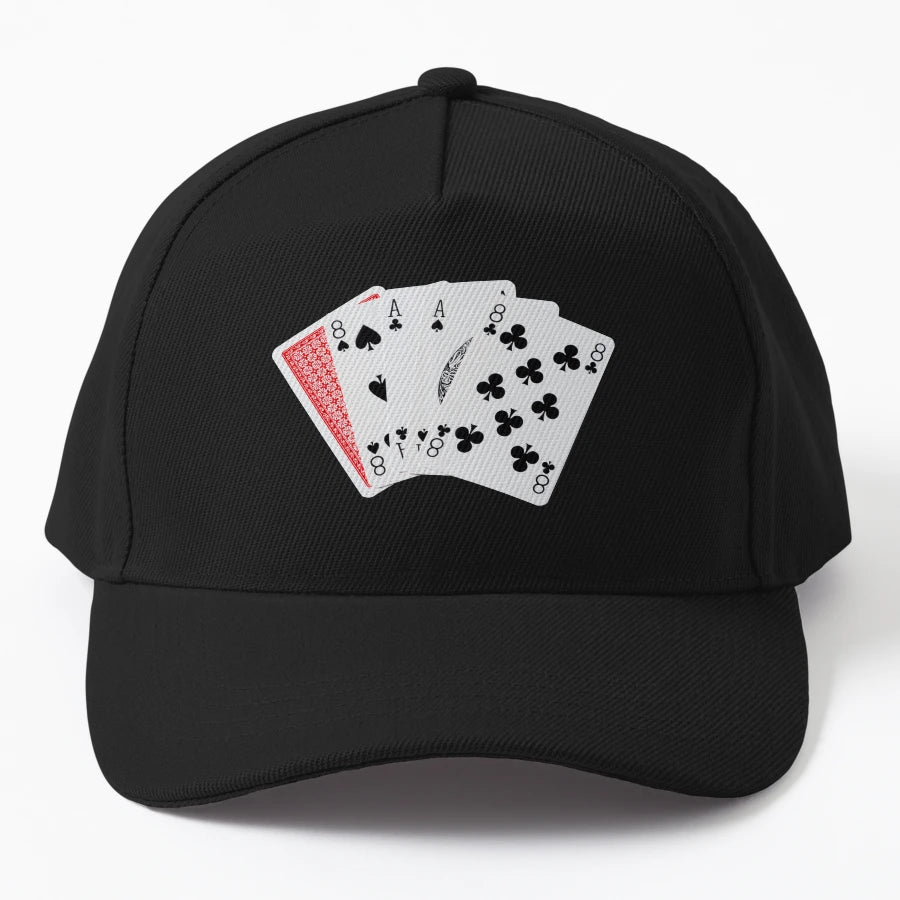 Aces And Eights New Era Snapback - Distressed Look - Snapback, Trucker Hat, Dad Hat, Denim Baseball Cap