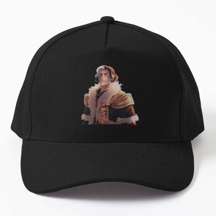 Emet Selch OTTO Dad Hat - Embroidered Design - Snapback, Trucker Hat, Dad Hat, Denim Baseball Cap