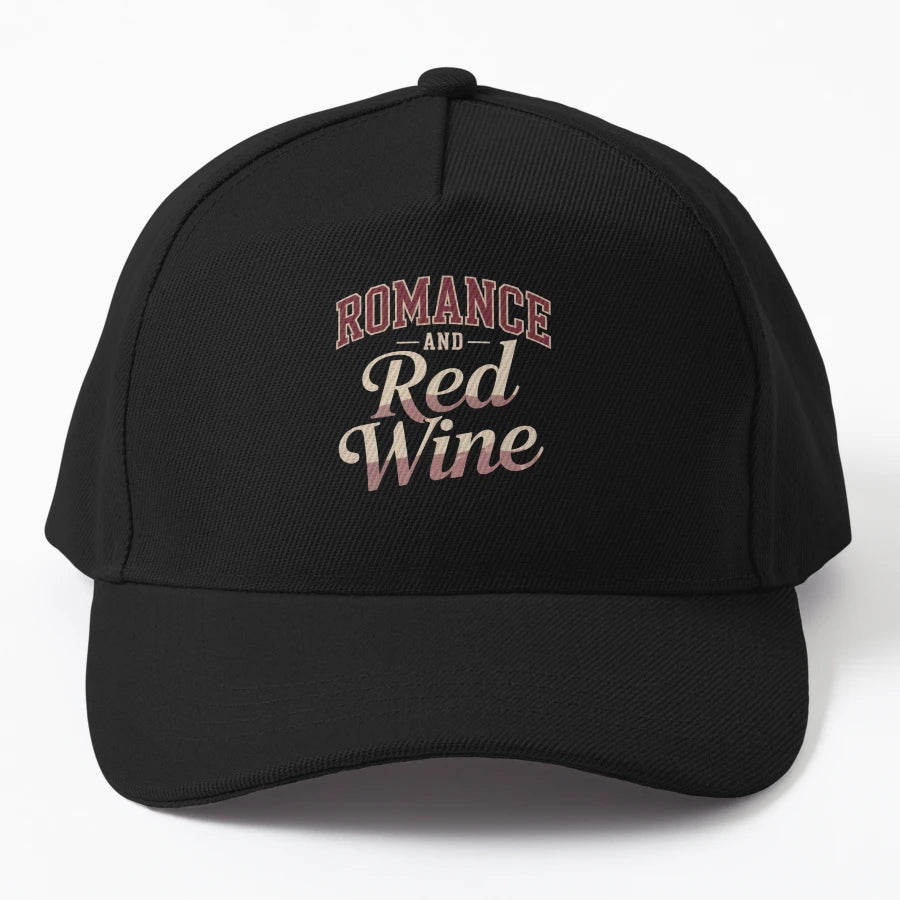 Romance And Red Wine Book Lover Wine And New Era Snapback - Snapback, Trucker Hat, Dad Hat, Denim Baseball Cap