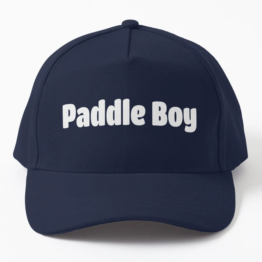 Paddle White Text OTTO Dad Hat - Breathable Mesh - Snapback, Trucker Hat, Dad Hat, Denim Baseball Cap