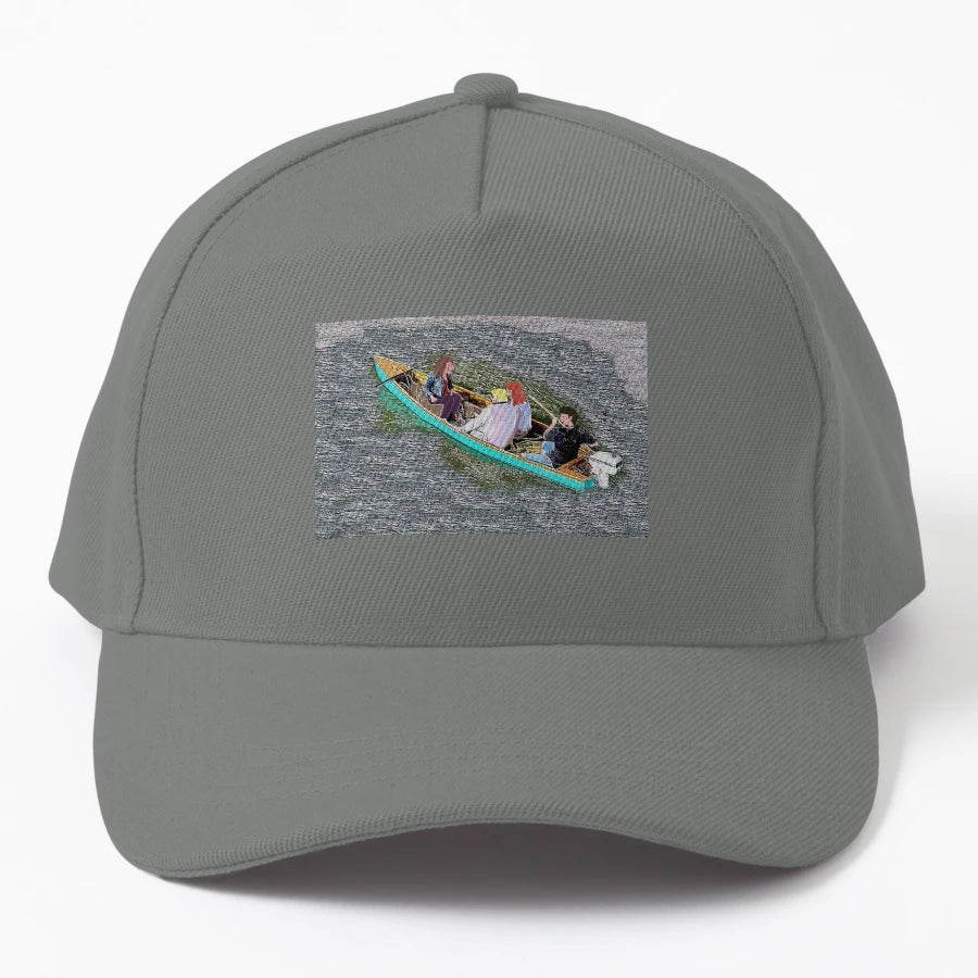 Rough Seas Trucker Hat - Breathable Mesh - Snapback, Trucker Hat, Dad Hat, Denim Baseball Cap