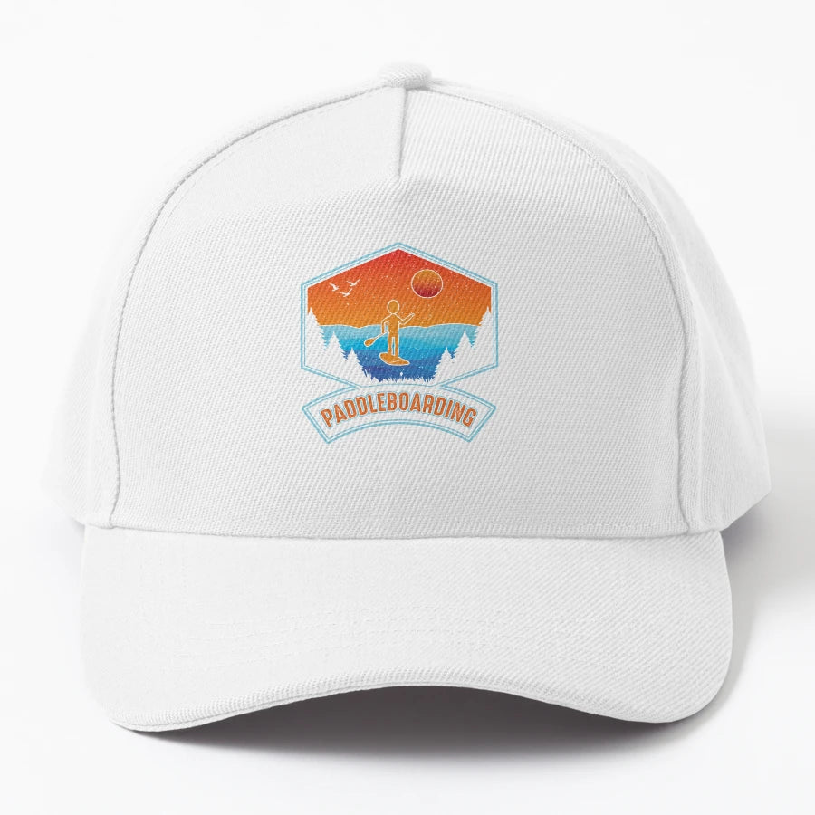 Standup Paddleboarding Trucker Hat - Premium Stitching - Snapback, Trucker Hat, Dad Hat, Denim Baseball Cap