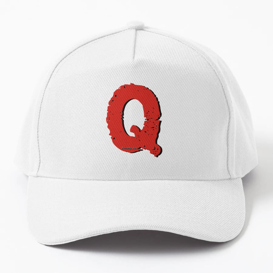 Initials Q Trucker Hat - Adjustable Fit - Snapback, Trucker Hat, Dad Hat, Denim Baseball Cap