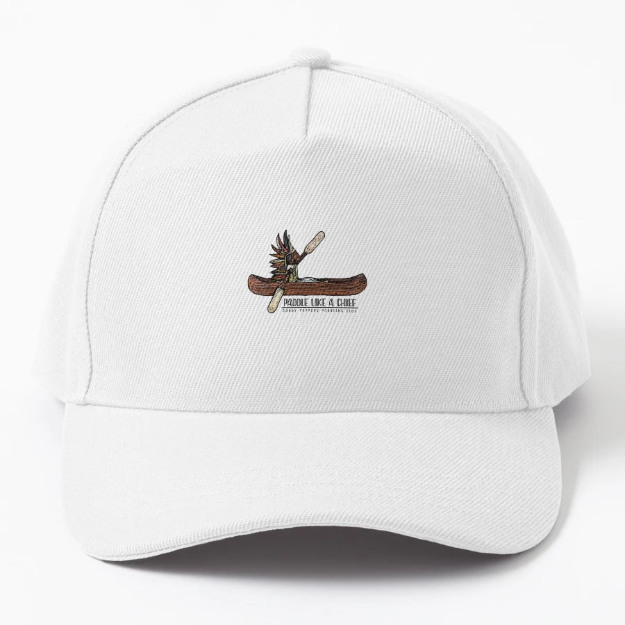 Paddle Like Chief Denim Baseball Cap - Low-Profile Fit - Snapback, Trucker Hat, Dad Hat, Denim Baseball Cap