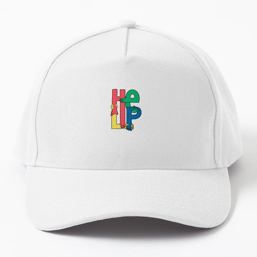Help OTTO Dad Hat - Aesthetic Design - Snapback, Trucker Hat, Dad Hat, Denim Baseball Cap