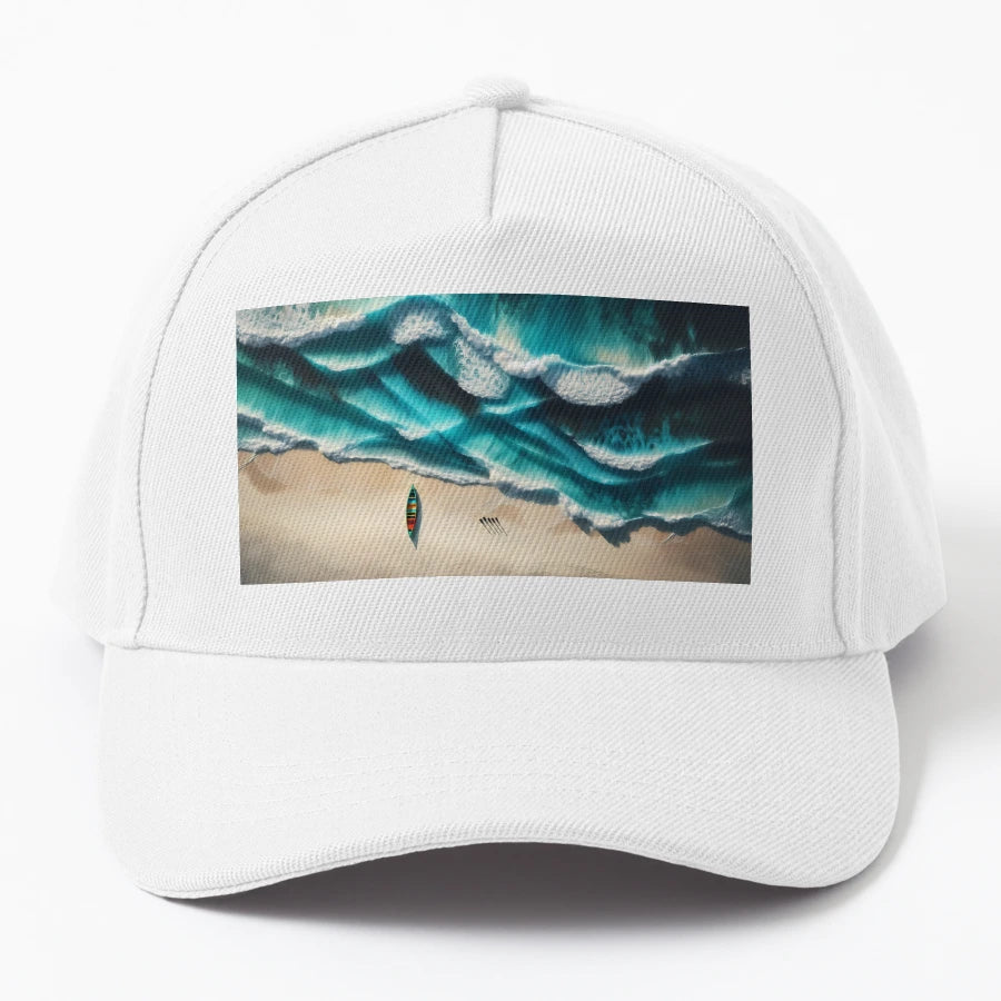 Beach Trucker Hat - Outdoor Style - Snapback, Trucker Hat, Dad Hat, Denim Baseball Cap