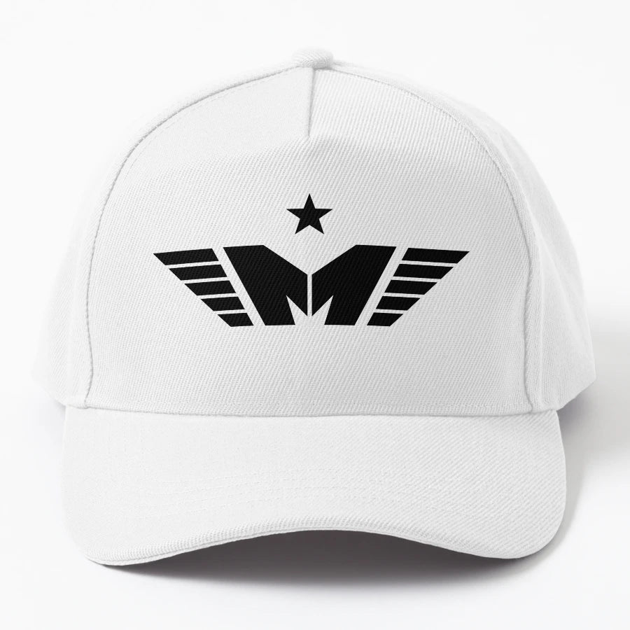 M Wings Logo Trucker Hat - Outdoor Style - Snapback, Trucker Hat, Dad Hat, Denim Baseball Cap