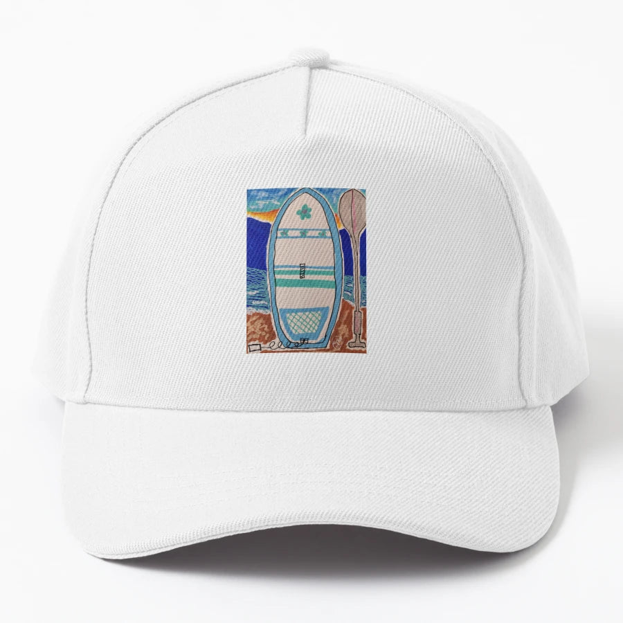 Paddleboarding New Era Snapback - 6-Panel Cap - Snapback, Trucker Hat, Dad Hat, Denim Baseball Cap