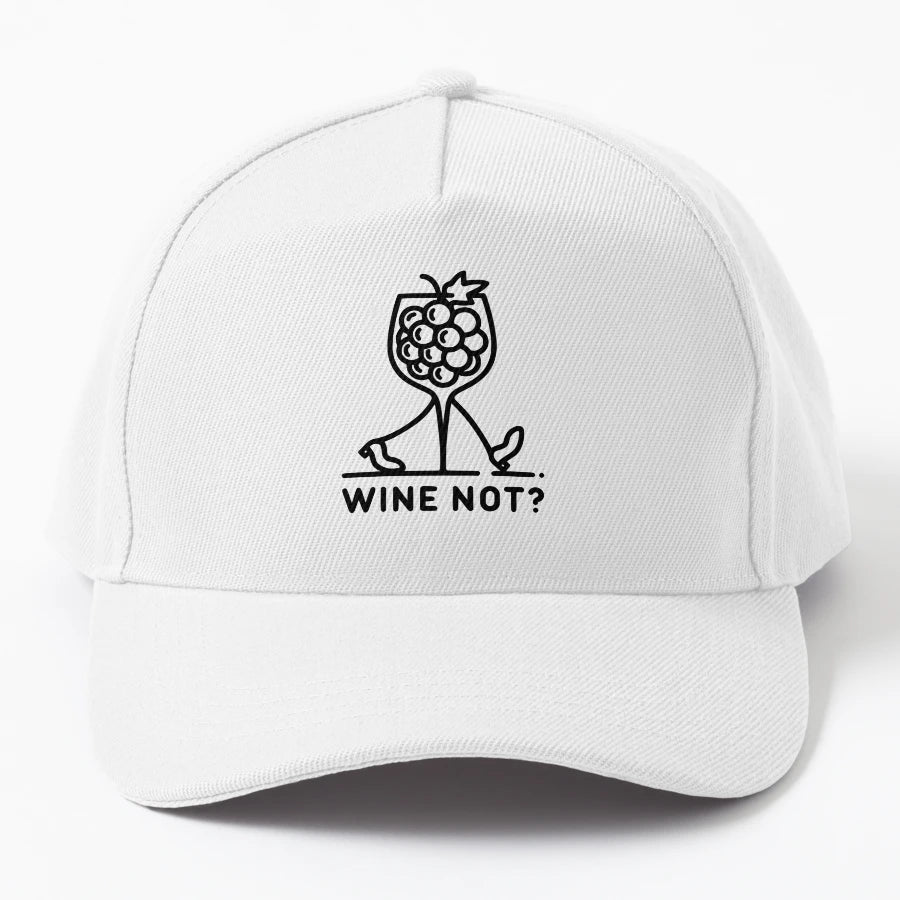 Wine Not Black OTTO Dad Hat - Adjustable Fit - Snapback, Trucker Hat, Dad Hat, Denim Baseball Cap