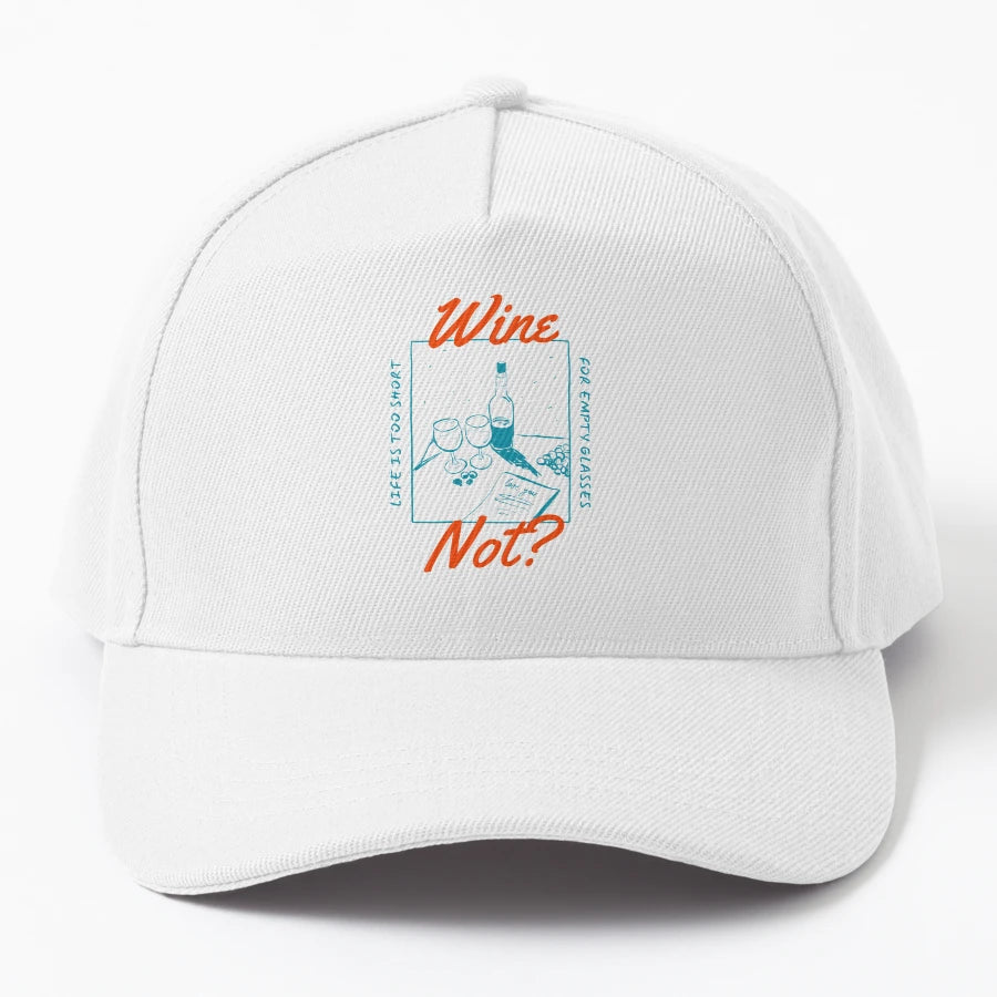 Wine Not OTTO Dad Hat - Everyday Essential - Snapback, Trucker Hat, Dad Hat, Denim Baseball Cap