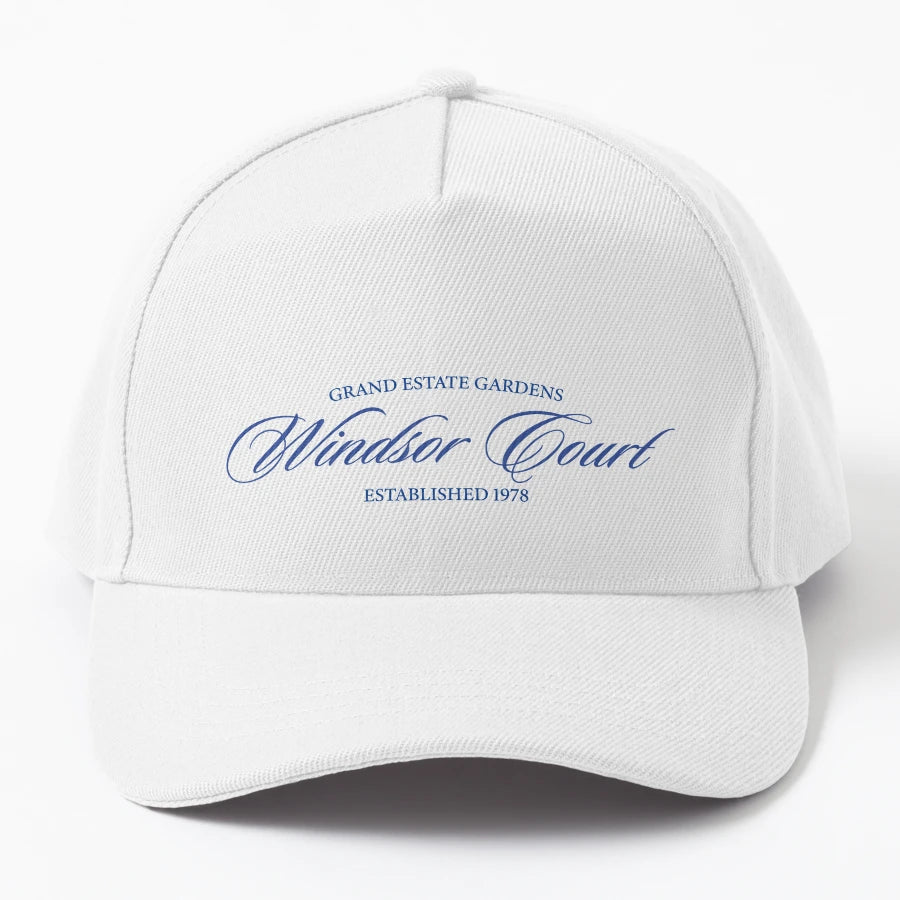 Windsor Court Elegance Meets Street Blue New Era Snapback - Snapback, Trucker Hat, Dad Hat, Denim Baseball Cap