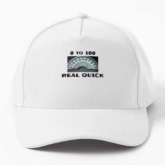 0 To 100 Real Quick Dad Hat - Low-Profile Fit