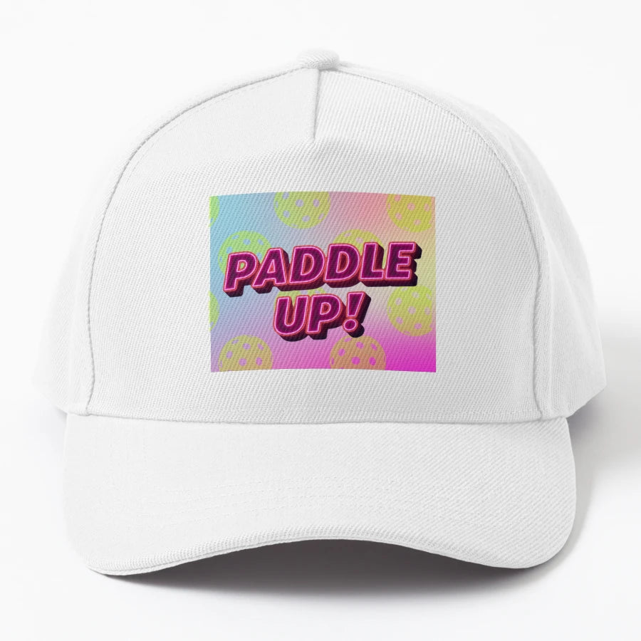 Neon Pickleball Designs That Stand Out Court Trucker Hat - Snapback, Trucker Hat, Dad Hat, Denim Baseball Cap
