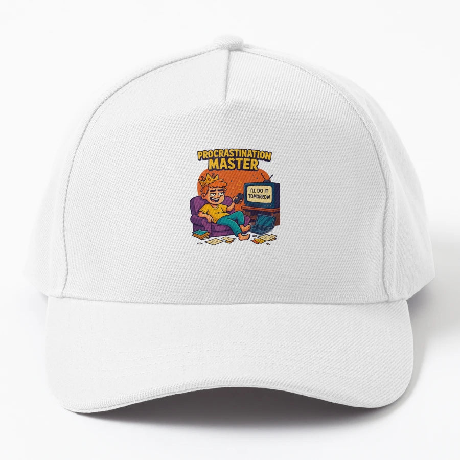 Coffee To Rescue Funny Cartoon Wake Up Call Trucker Hat - Snapback, Trucker Hat, Dad Hat, Denim Baseball Cap
