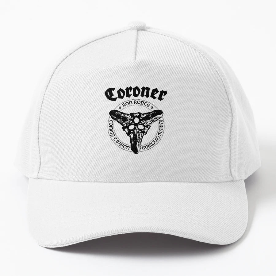Coroner Member Denim Baseball Cap - Breathable Mesh - Snapback, Trucker Hat, Dad Hat, Denim Baseball Cap