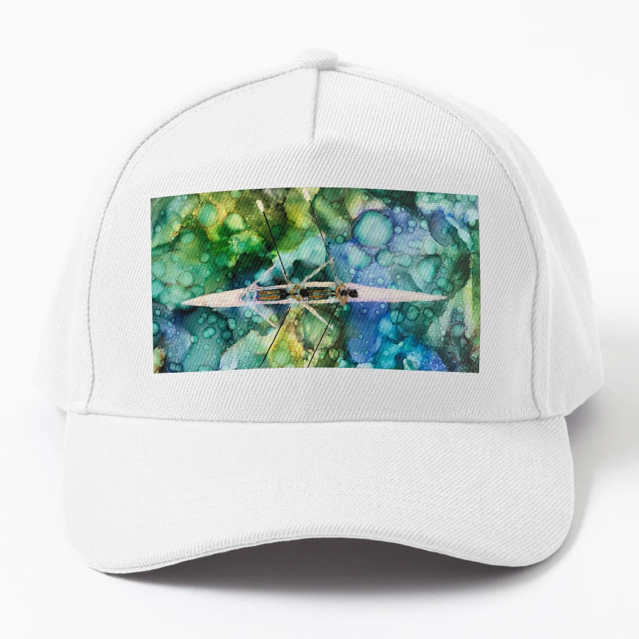 Rowing Double New Era Snapback - Vintage Style - Snapback, Trucker Hat, Dad Hat, Denim Baseball Cap