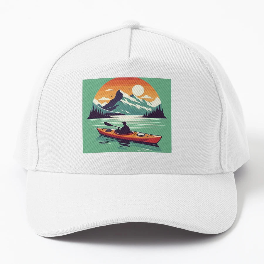 Keep Calm And Paddle Trucker Hat - 6-Panel Cap - Snapback, Trucker Hat, Dad Hat, Denim Baseball Cap
