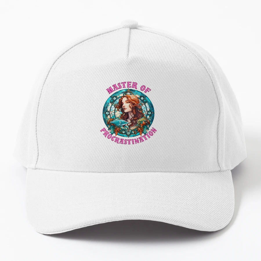 Master Procrastination Pisces Birthday New Era Snapback - Snapback, Trucker Hat, Dad Hat, Denim Baseball Cap