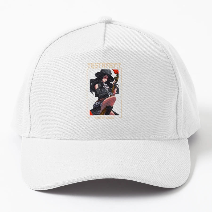 Guilty Gear Testament Trucker Hat - Premium Stitching - Snapback, Trucker Hat, Dad Hat, Denim Baseball Cap