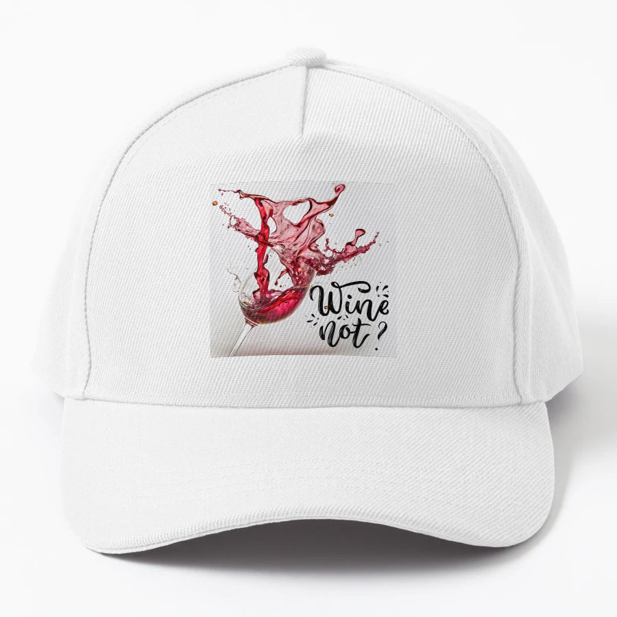 Wine Not OTTO Dad Hat - Custom Embroidery - Snapback, Trucker Hat, Dad Hat, Denim Baseball Cap