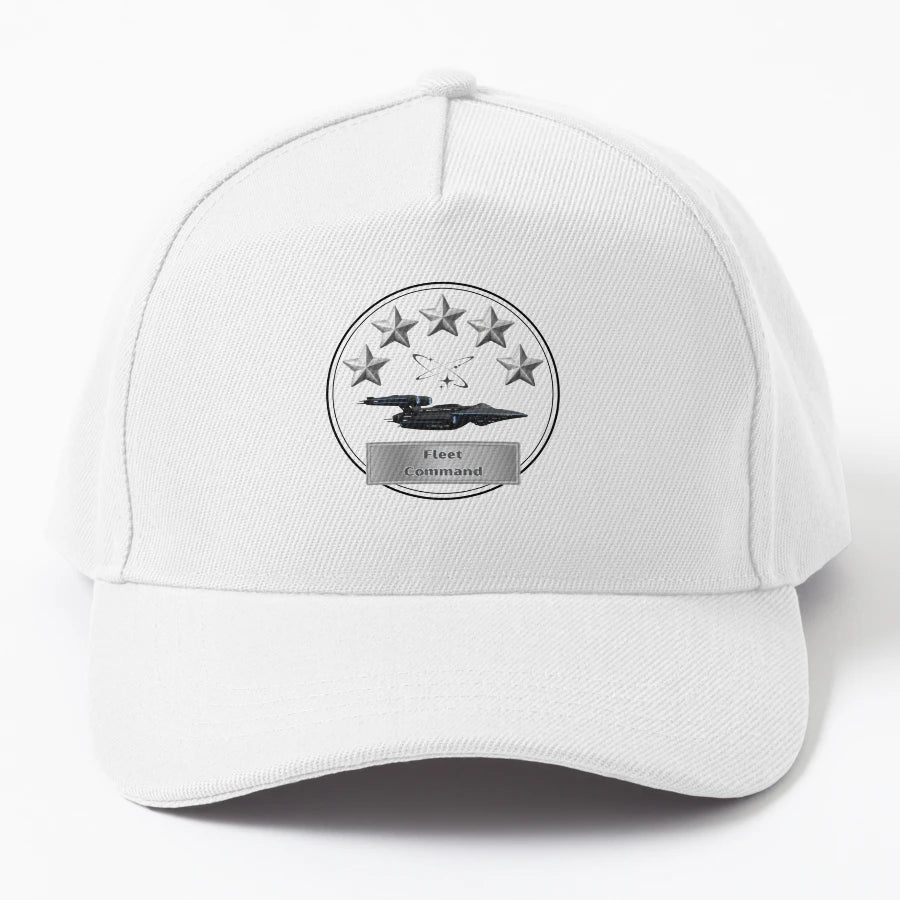 Fleet Command Logo OTTO Dad Hat - Low-Profile Fit - Snapback, Trucker Hat, Dad Hat, Denim Baseball Cap