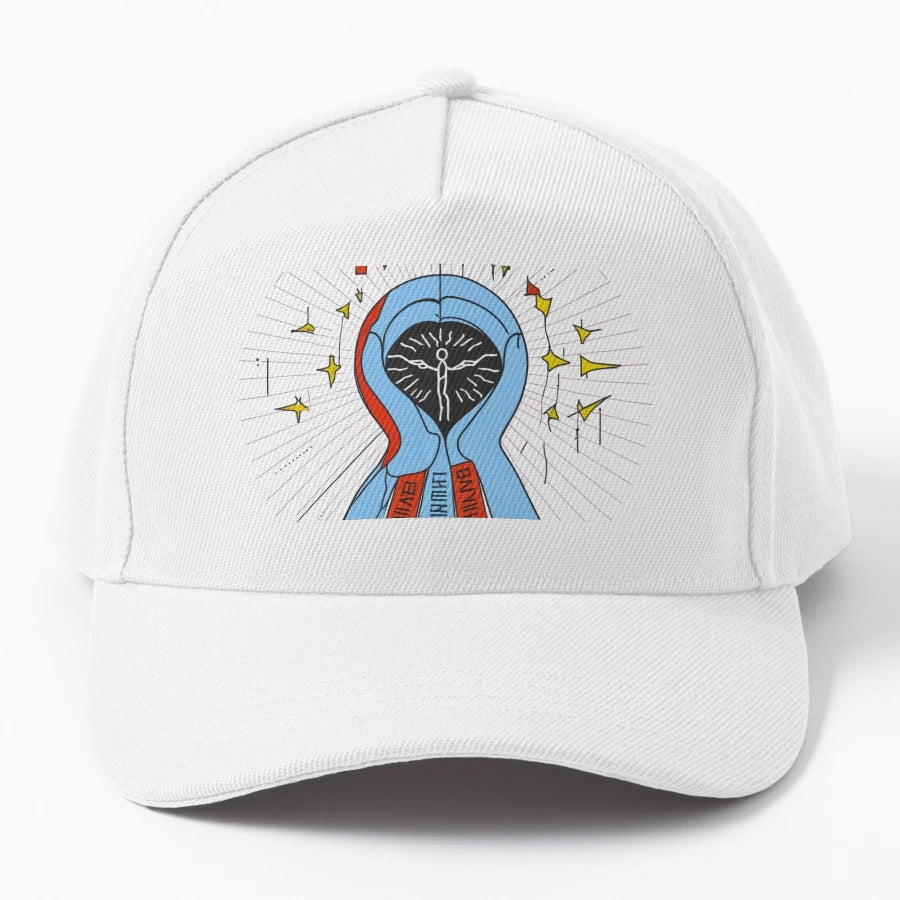 Mental Health Chaos Design Thought Confusion OTTO Dad Hat - Snapback, Trucker Hat, Dad Hat, Denim Baseball Cap