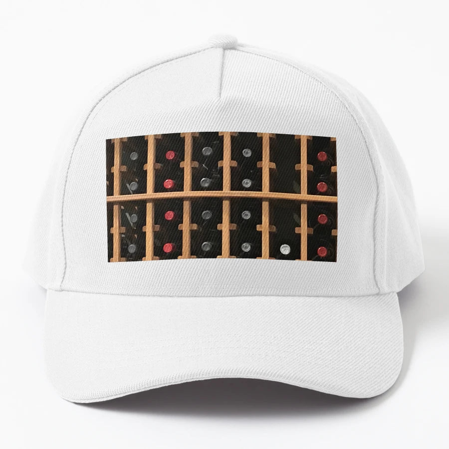 Stocked Wine Storage Denim Baseball Cap - Outdoor Style - Snapback, Trucker Hat, Dad Hat, Denim Baseball Cap