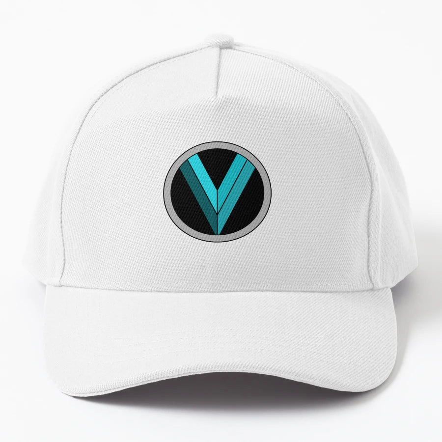 Blue Flash Prism Denim Baseball Cap - 6-Panel Cap - Snapback, Trucker Hat, Dad Hat, Denim Baseball Cap